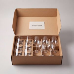 Glassware Set, Six Tumblers and Six Wines