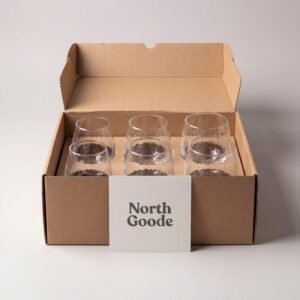 Stemless Glasses, Set of Six