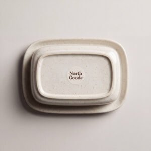 Stoneware Butter Dish